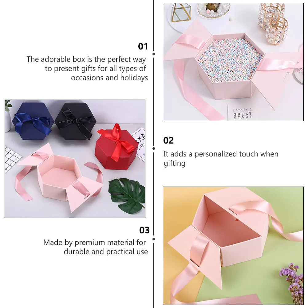 Gift Box Favor Treat Valentine Fancy Packing Boxes Storage Case Present Hexagon
Gift Box Favor Treat Valentine Fancy Packing Boxes Storage Case Present Hexagon