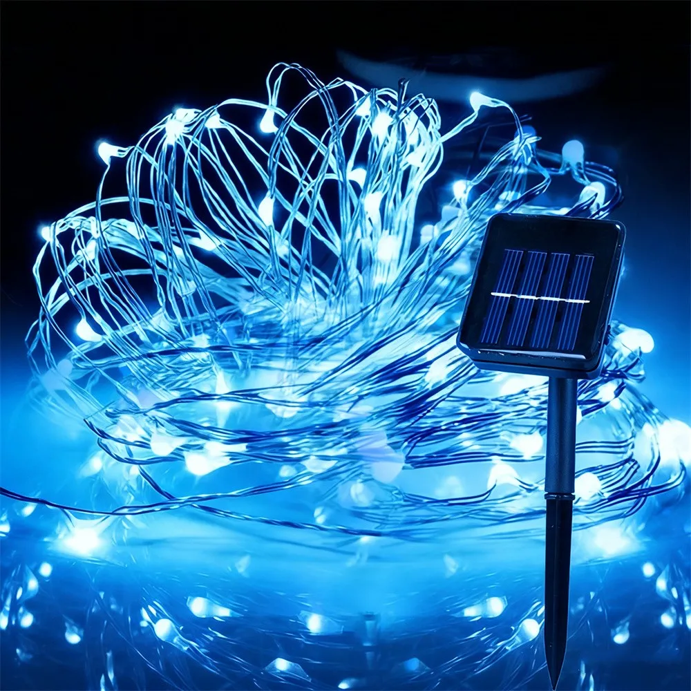 Solar Fairy Waterproof LED Copper Wire String Lights Christmas Party Garland Solar Power Lamp for Outdoor Garden Wedding Yard
Solar Fairy Waterproof LED Copper Wire String Lights Christmas Party Garland Solar Power Lamp for Outdoor Garden Wedding Yard