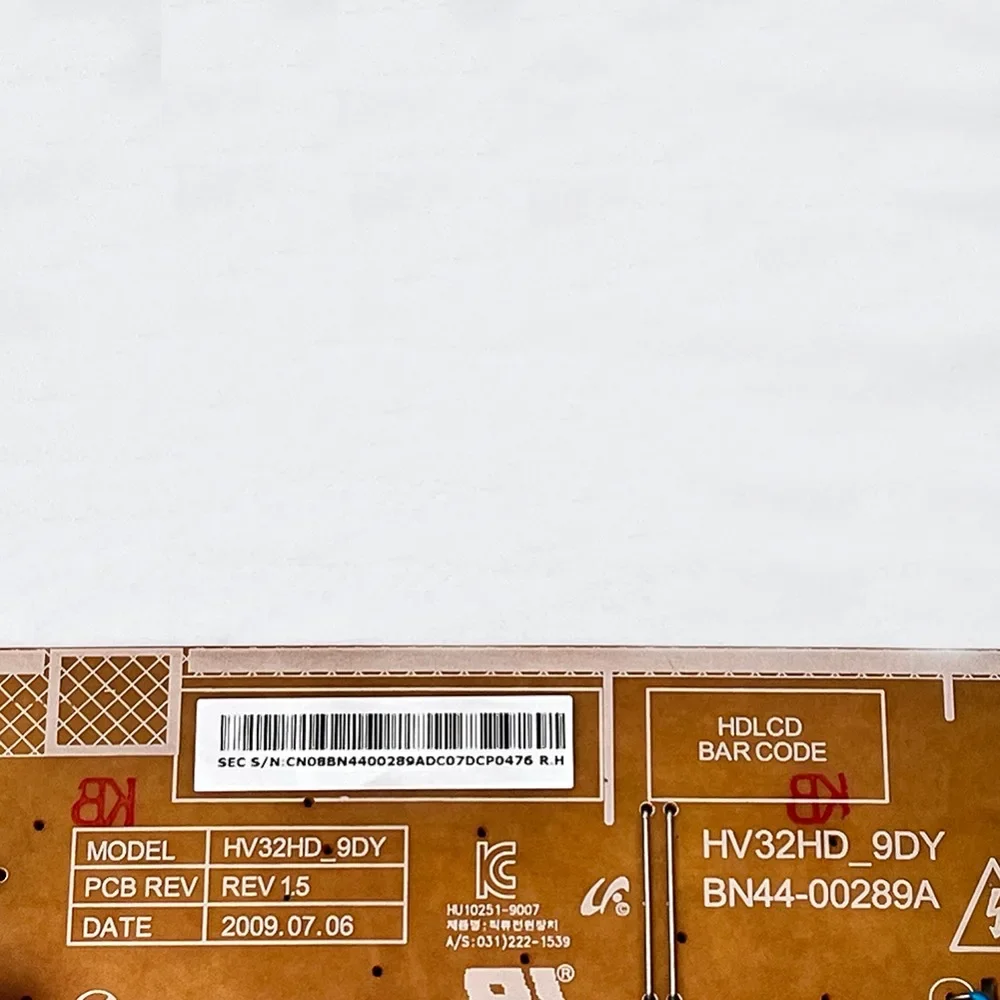 Compatible TV Power Board HV32HD_ 9DY BN44-00289A = BN44-00289B LE32B350F1WXXC LN32B360C5D LN32B360C5DXZA LE32B350F1WXXU
Compatible TV Power Board HV32HD_ 9DY BN44-00289A = BN44-00289B LE32B350F1WXXC LN32B360C5D LN32B360C5DXZA LE32B350F1WXXU