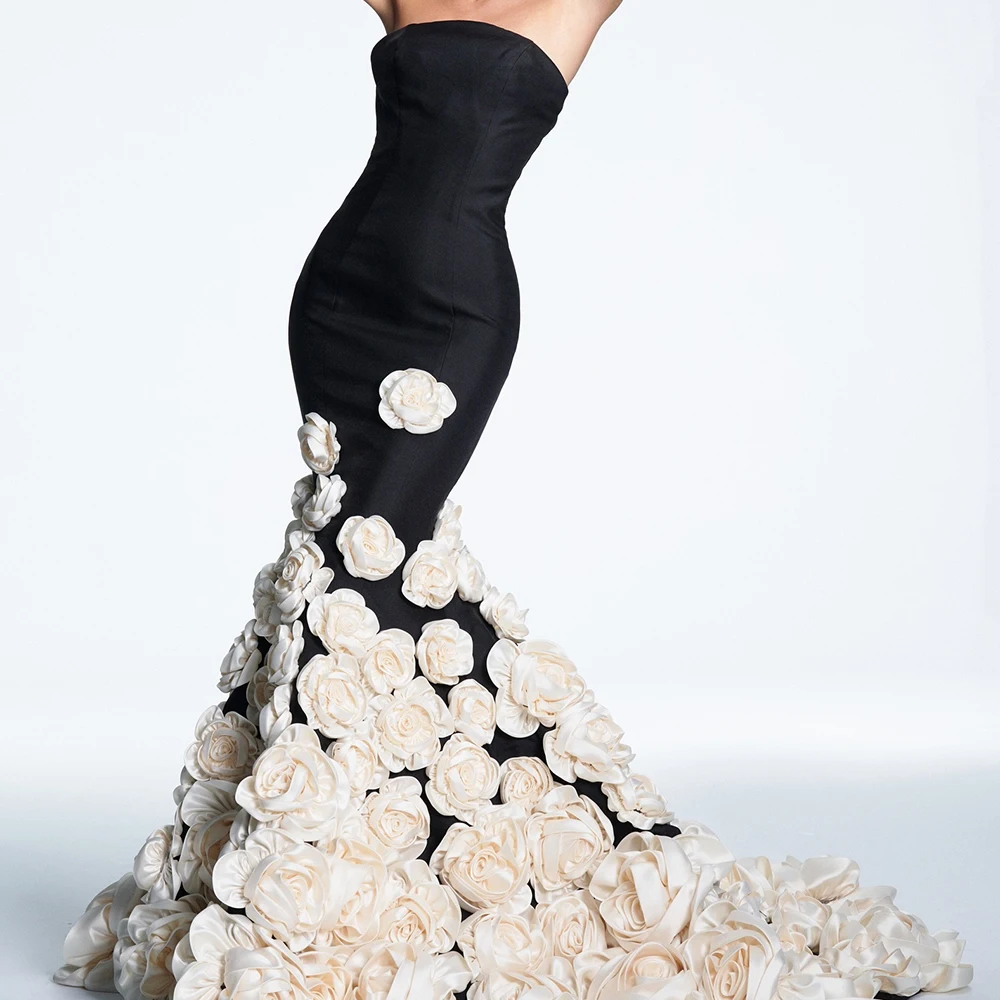 Customized Floor Length Mermaid Strapless Jersey Sleeveless Pleats Evening Dress Flowers Celebrity Gowns Photo Color Elegant an
Customized Floor Length Mermaid Strapless Jersey Sleeveless Pleats Evening Dress Flowers Celebrity Gowns Photo Color Elegant an