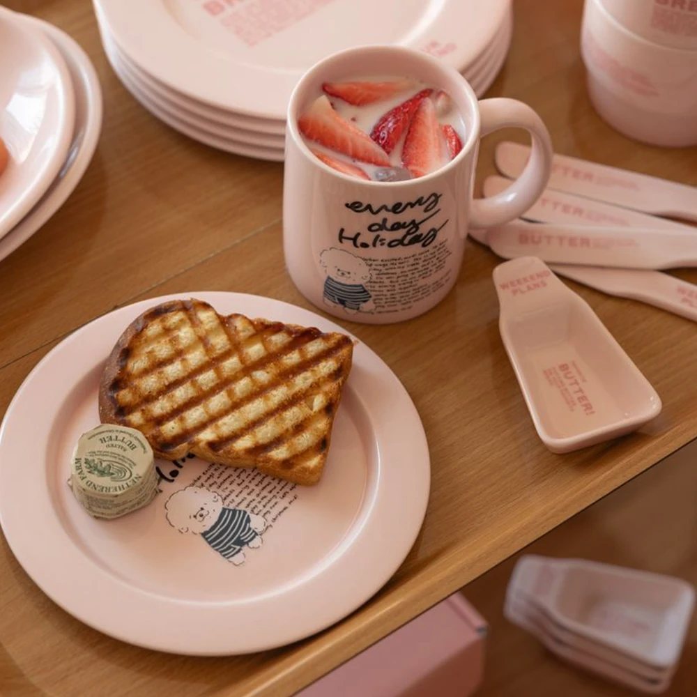 Momur Cerc Dog Series Meal Plate Dog Mugs Retro Sle Korean Version White Glaze Adult round Di Handmade Crted
Momur Cerc Dog Series Meal Plate Dog Mugs Retro Sle Korean Version White Glaze Adult round Di Handmade Crted