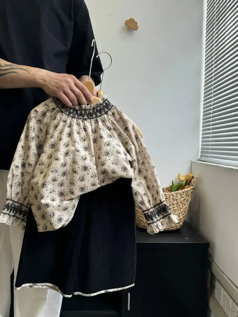Autumn Baby Girls Chic Sets Floral Printed Blouses Wide Leg Pants 2pcs 2024 New Korean Style Children Casual Outfits
Autumn Baby Girls Chic Sets Floral Printed Blouses Wide Leg Pants 2pcs 2024 New Korean Style Children Casual Outfits