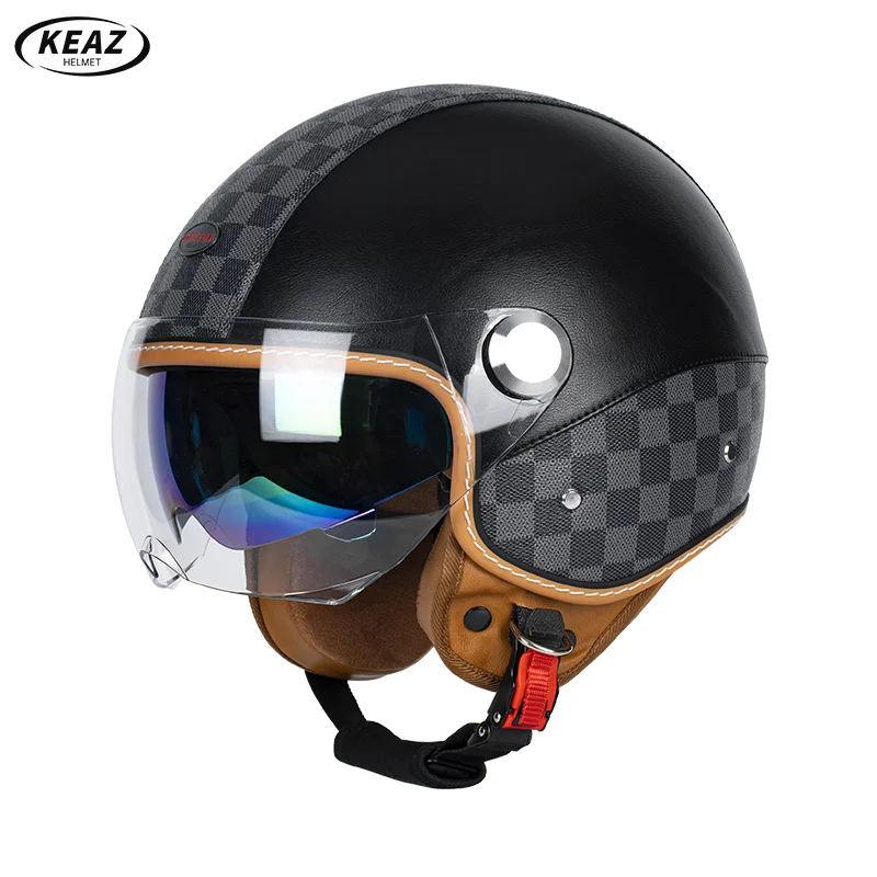 Высоко распространенный после мотоциклетного шлема с открытым лицом в стиле ретро 3/4, с усовершенствованной подкладкой различной плотности, повышенной безопасностью поглощения удара
Высоко распространенный после мотоциклетного шлема с открытым лицом в стиле ретро 3/4, с усовершенствованной подкладкой различной плотности, повышенной безопасностью поглощения удара