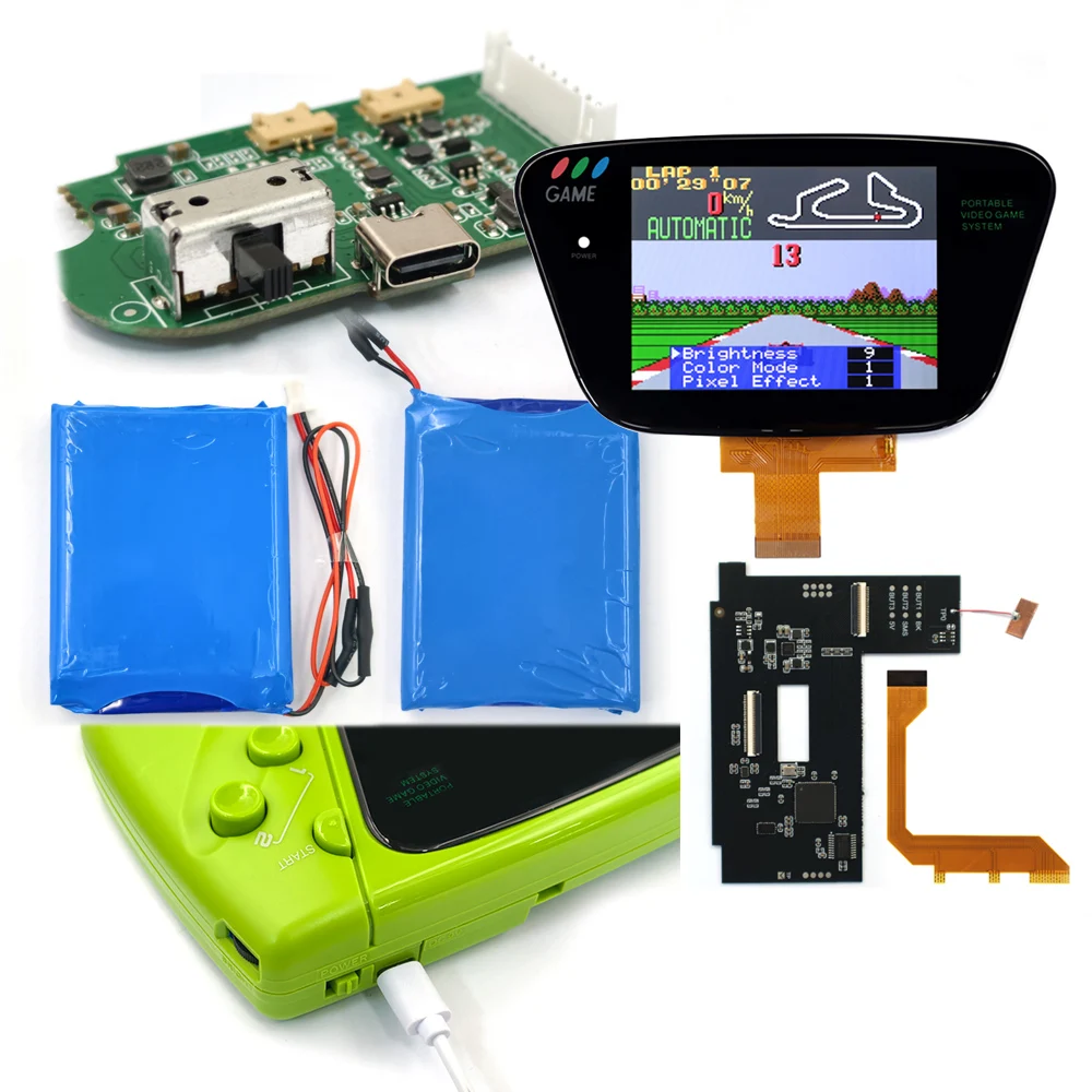 Перезаряжаемая печатная плата питания USB-C, ламинированная, 3,5 дюйма, 640x480, HD подсветка, ретро-пиксельный IPS ЖК-дисплей, комплект с корпусом для игрового снаряжения SEGA
Перезаряжаемая печатная плата питания USB-C, ламинированная, 3,5 дюйма, 640x480, HD подсветка, ретро-пиксельный IPS ЖК-дисплей, комплект с корпусом для игрового снаряжения SEGA