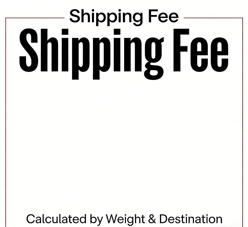 Fee shipping fee cost
Fee shipping fee cost