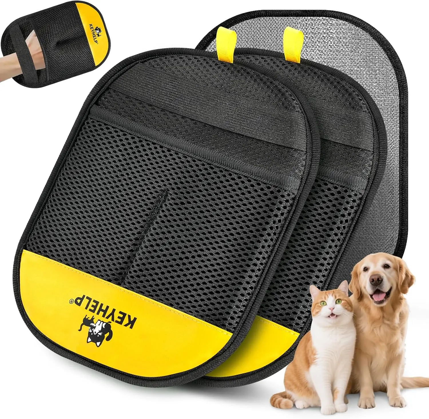 2PCS Pet Hair Removal Gloves for Dogs & Cats, Upgraded Reusable Electrostatic Tool for Clothing, Couch, Carpet
2PCS Pet Hair Removal Gloves for Dogs & Cats, Upgraded Reusable Electrostatic Tool for Clothing, Couch, Carpet