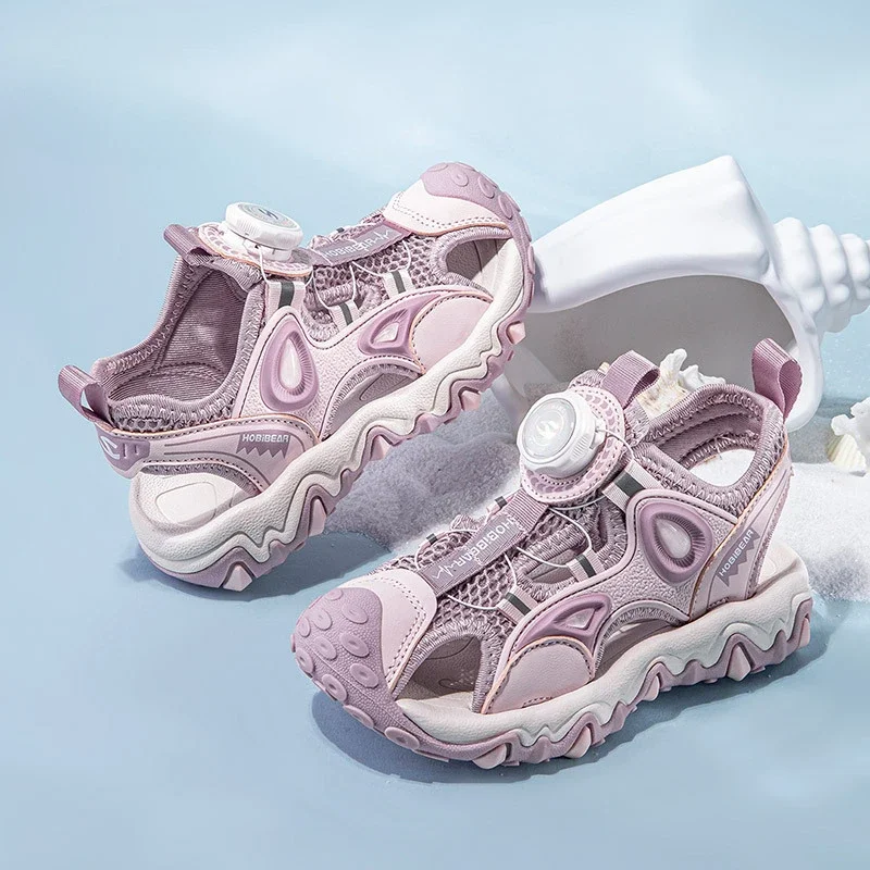 Brand Boys' Sandals Summer Closed-toe Anti-collision Children's Sports Sandals For Girls Rotating Buckle Kids Casual Beach Shoes
Brand Boys' Sandals Summer Closed-toe Anti-collision Children's Sports Sandals For Girls Rotating Buckle Kids Casual Beach Shoes