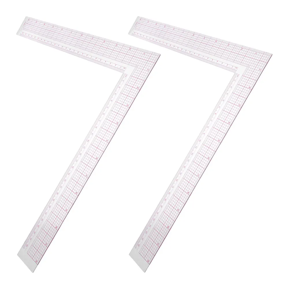 2 Pcs Clothing Design Tools Plastic Square Ruler Shirt Guide Sewing Transparent Graph Pattern Grading Right Angle Drafting
2 Pcs Clothing Design Tools Plastic Square Ruler Shirt Guide Sewing Transparent Graph Pattern Grading Right Angle Drafting