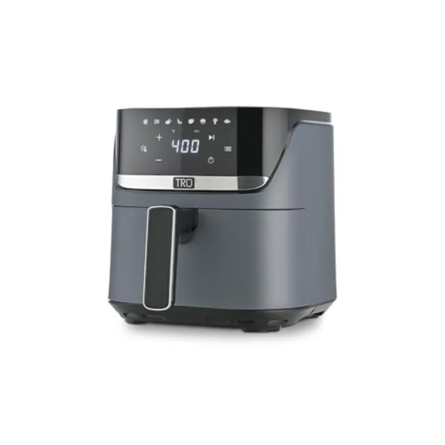 Digital Air Fryer by Select Brands - Family Size One-Touch Control 8 Presets - Air Fry Chicken Meat Veggies Fries - Nonstick Po
Digital Air Fryer by Select Brands - Family Size One-Touch Control 8 Presets - Air Fry Chicken Meat Veggies Fries - Nonstick Po