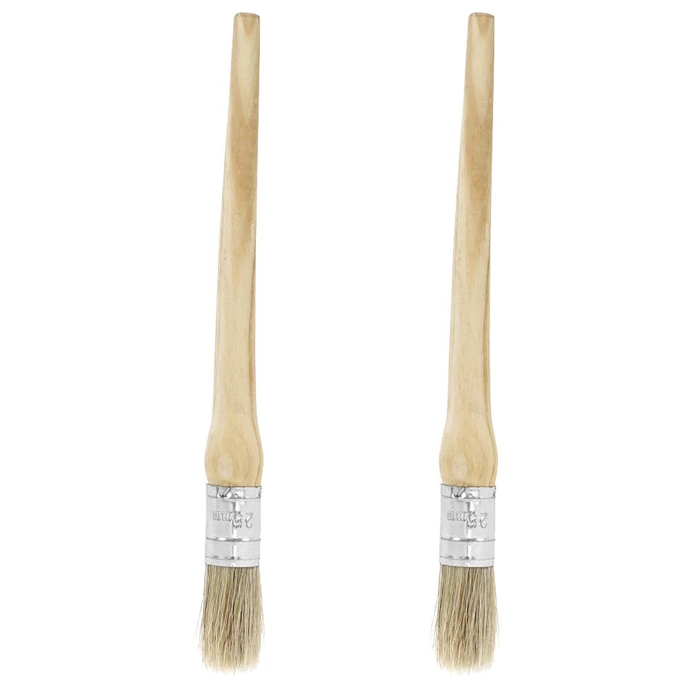 2 Pcs Round Paint Brush Brushes for Painting Head Tool Bristles Furniture Large Chalk
2 Pcs Round Paint Brush Brushes for Painting Head Tool Bristles Furniture Large Chalk