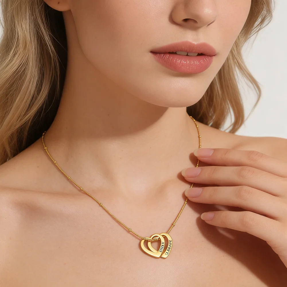 Cazador Custom Name Hearts Necklaces for Women Personalized Pendant Snake Chain Stainless Steel Jewelry Gift 2026
Cazador Custom Name Hearts Necklaces for Women Personalized Pendant Snake Chain Stainless Steel Jewelry Gift 2026