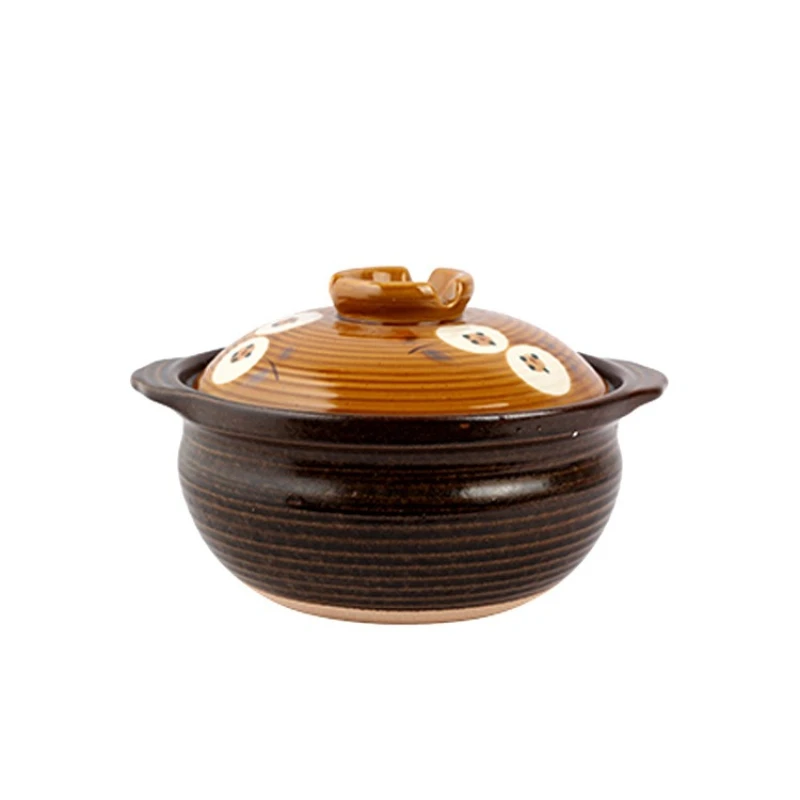 Japanese style hand-painted underglaze color casserole clay pot stew home soup
Japanese style hand-painted underglaze color casserole clay pot stew home soup