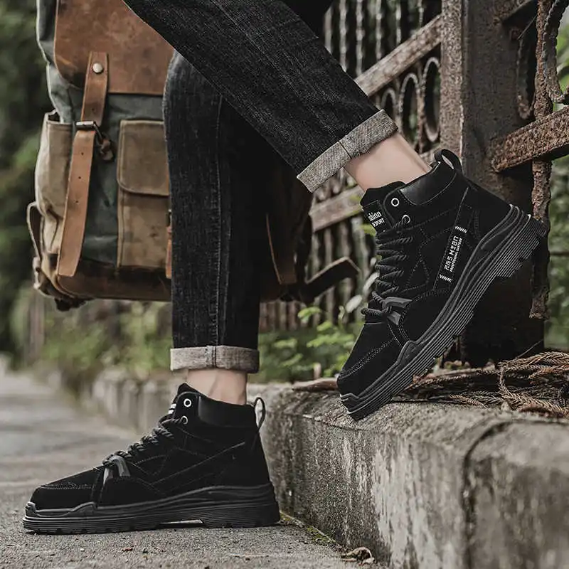 High Platform Round Nose Sneakers For Sports Training Gray Man Boots Tennis Shoes Mens Sports Releases Super Cozy Best
High Platform Round Nose Sneakers For Sports Training Gray Man Boots Tennis Shoes Mens Sports Releases Super Cozy Best