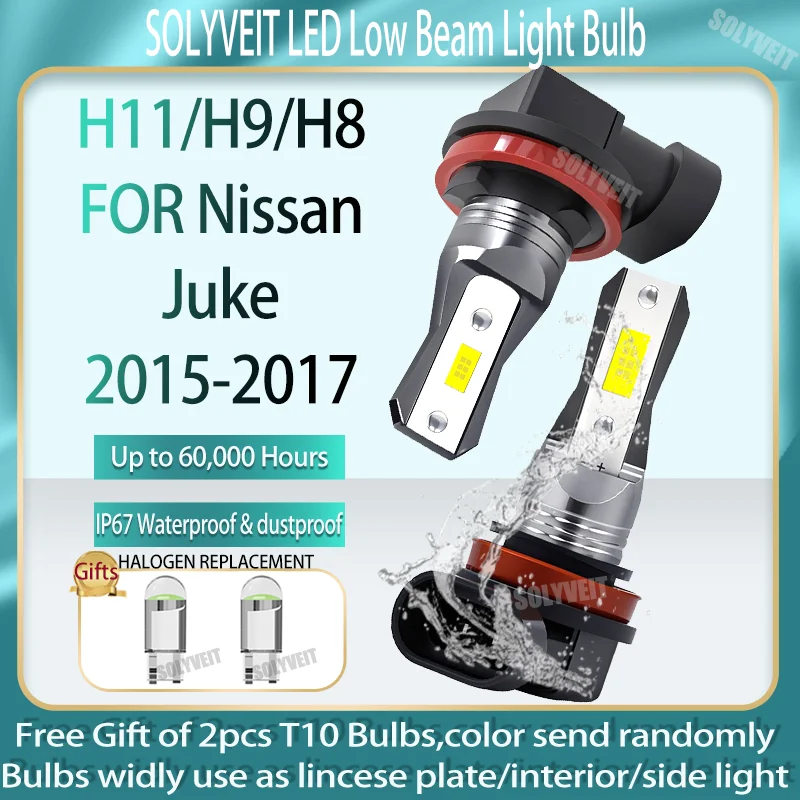 The user-friendly H11 LED upgrade 6000K white Auto Headlamp Low Dipped Beam Bulbs H9/H8 6000K For Nissan Juke 2015 2016 2017
The user-friendly H11 LED upgrade 6000K white Auto Headlamp Low Dipped Beam Bulbs H9/H8 6000K For Nissan Juke 2015 2016 2017