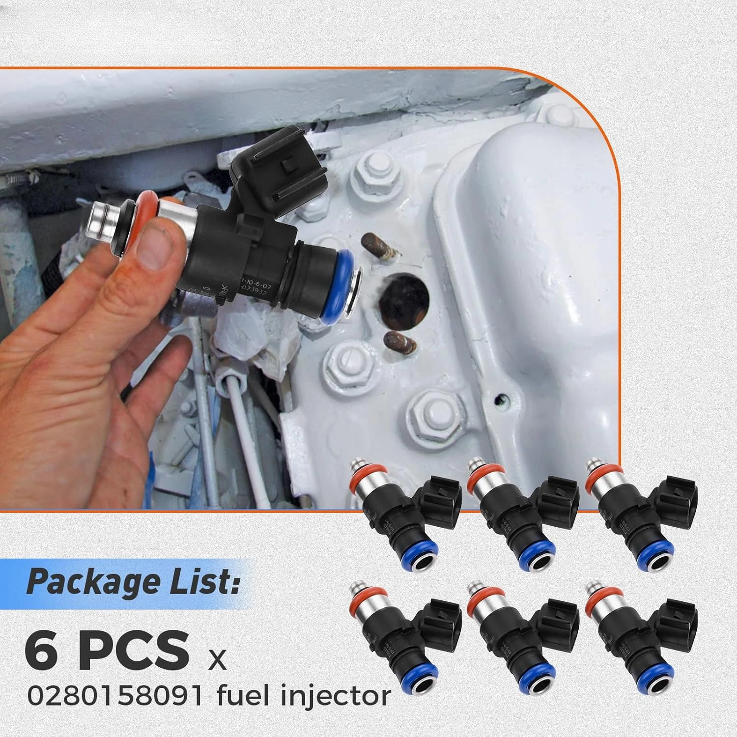 6 шт. автомобильные топливные форсунки 0280158091 для Ford Edge Flex Fusion Taurus X Lincoln MKZ MKX MKS MKT Mazda CX-9 0280158077 ZZJ1-13-250A 
6 шт. автомобильные топливные форсунки 0280158091 для Ford Edge Flex Fusion Taurus X Lincoln MKZ MKX MKS MKT Mazda CX-9 0280158077 ZZJ1-13-250A