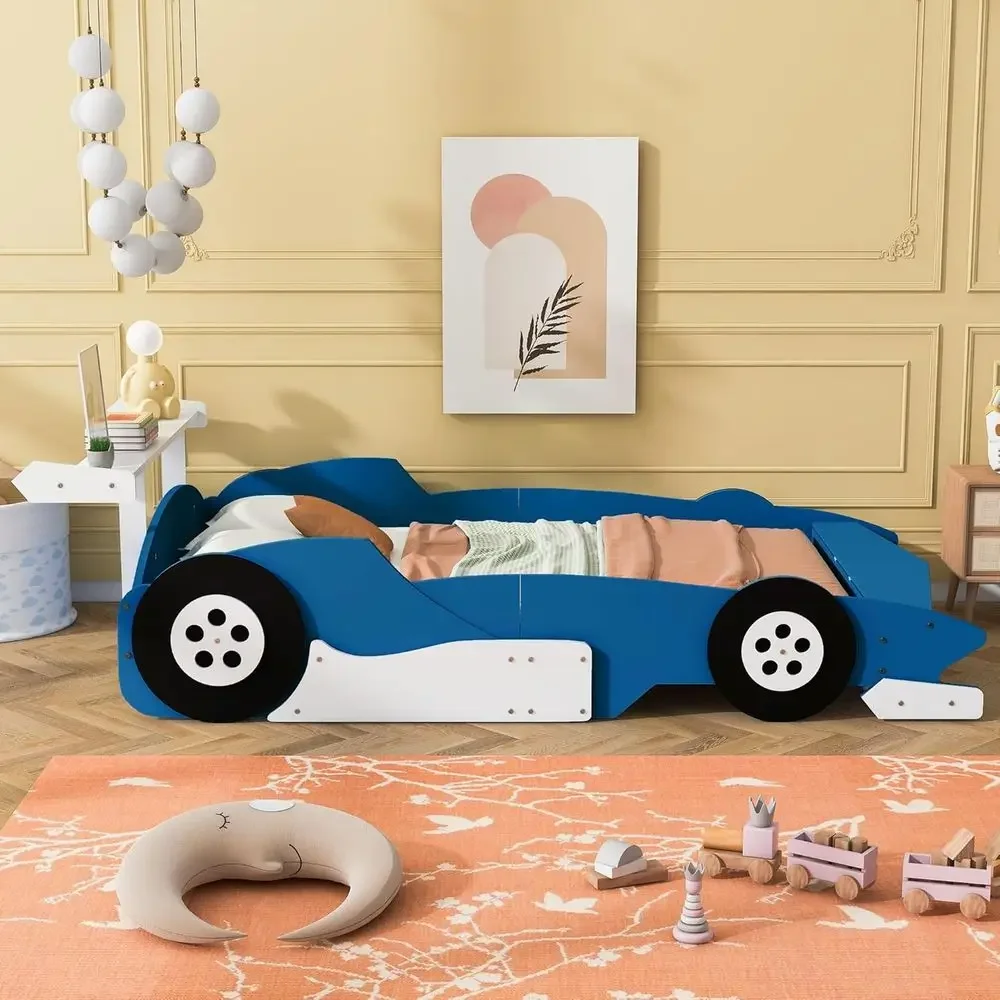 Special Offer1- Ull Size Race Car-Shaped Platorm Bed With Wheels,Blue
Special Offer1- Ull Size Race Car-Shaped Platorm Bed With Wheels,Blue