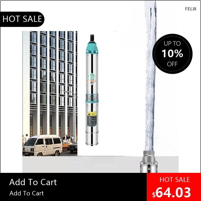 818003 Полезный насос для глубоких скважин из нержавеющей стали, 220 В, 370 Вт, подъем, максимальный расход, 2 м3/ч, погружной насос из нержавеющей стали, 40 м 
818003 Полезный насос для глубоких скважин из нержавеющей стали, 220 В, 370 Вт, подъем, максимальный расход, 2 м3/ч, погружной насос из нержавеющей стали, 40 м