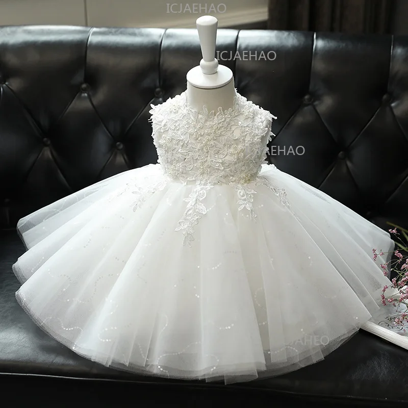 Kids Formal Dress Flower Girl Wedding White PuffyStunning Birthday Princess Dress Tulle Gown Baby Girl One-Year-Old Banquet
Kids Formal Dress Flower Girl Wedding White PuffyStunning Birthday Princess Dress Tulle Gown Baby Girl One-Year-Old Banquet