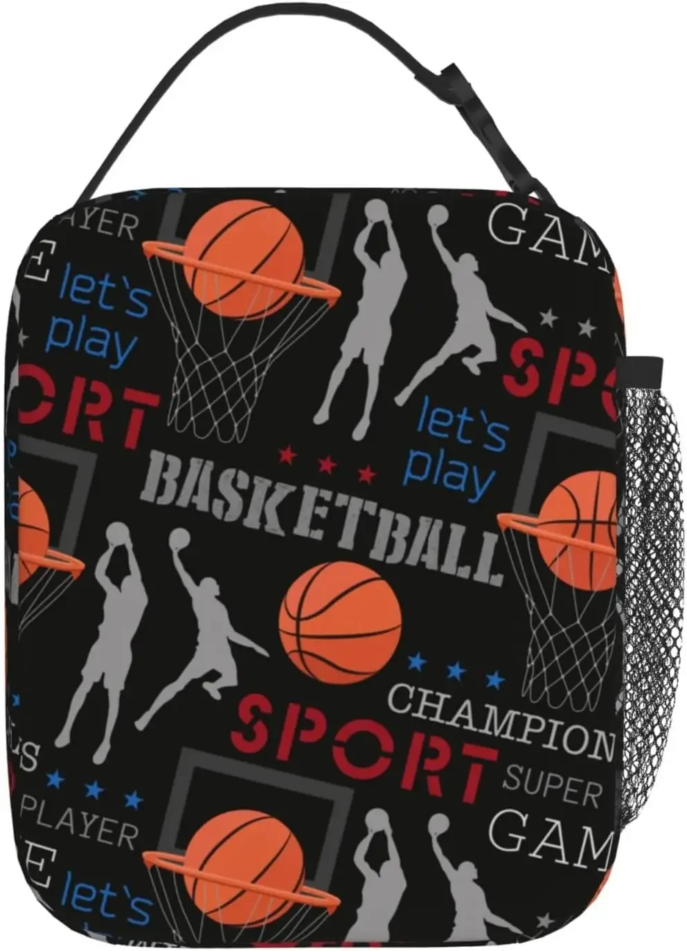 Basketball Lunch Bag, Insulated Reusable Soft Lunch Bag For Boys Girls, Portable Thermal Meal Cooler Totes For Kids Teens Adults
Basketball Lunch Bag, Insulated Reusable Soft Lunch Bag For Boys Girls, Portable Thermal Meal Cooler Totes For Kids Teens Adults