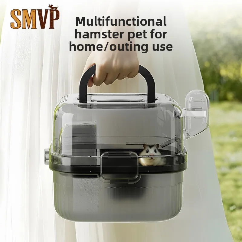 Multifunctional Hamster Cage Portable Outing Tote Bag Running Wheel Water Dispenser and Transparent Hamster House Small Pet
Multifunctional Hamster Cage Portable Outing Tote Bag Running Wheel Water Dispenser and Transparent Hamster House Small Pet