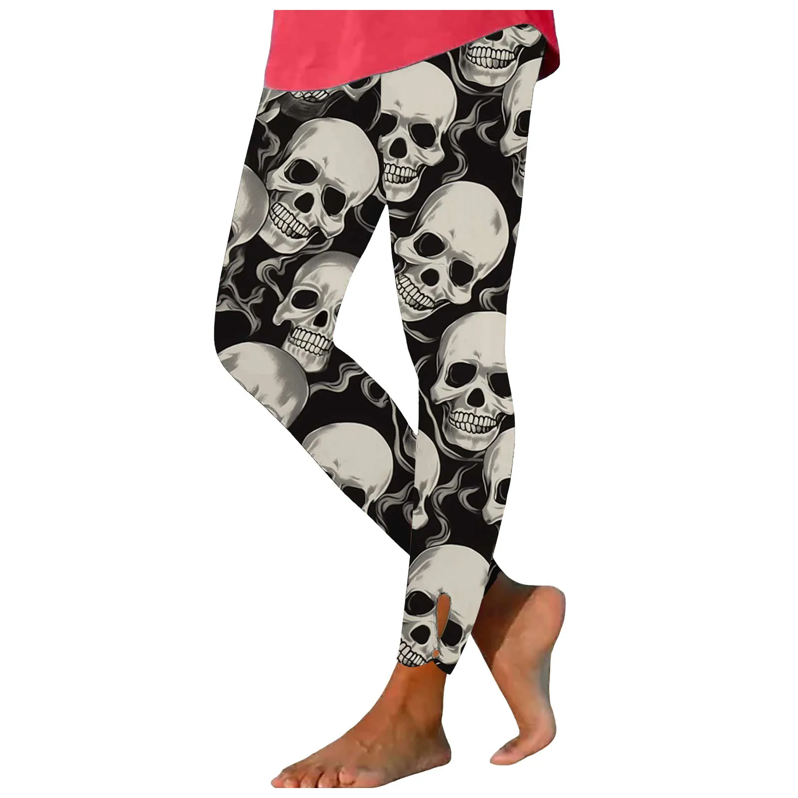 Women Halloween Print Leggings High Waist Slim Tights Yoga Sports Leggings Pumpkin Skull Fashion Long Pants Cosplay Costume
Women Halloween Print Leggings High Waist Slim Tights Yoga Sports Leggings Pumpkin Skull Fashion Long Pants Cosplay Costume