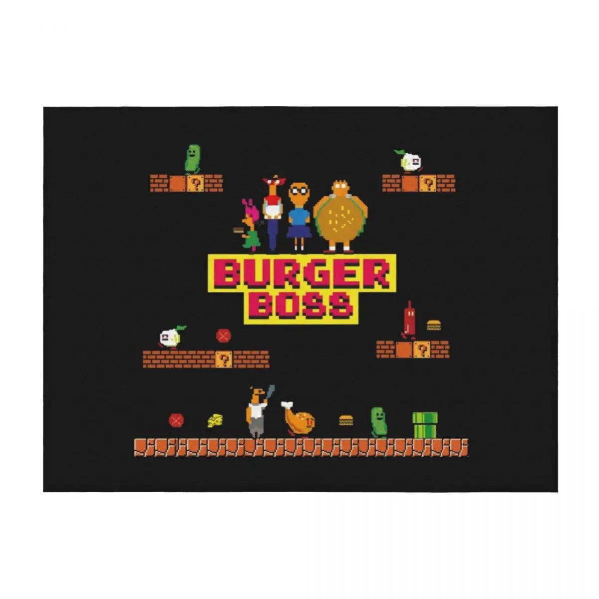Burger Boss pixel art Throw Blanket warm for winter Moving Sofa Throw Decorative Sofas Blankets 
Burger Boss pixel art Throw Blanket warm for winter Moving Sofa Throw Decorative Sofas Blankets