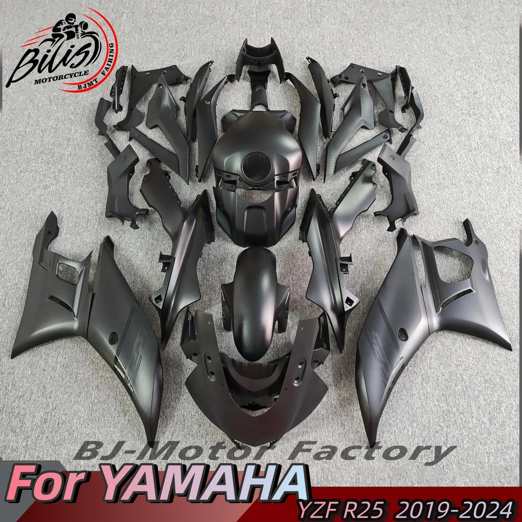 For Yamaha YZF R3 R25 2019 2020 2021 2022 2023 2024 YZF-R3 19-24 High Quality Black Motorcycle Full Fairing Kit
For Yamaha YZF R3 R25 2019 2020 2021 2022 2023 2024 YZF-R3 19-24 High Quality Black Motorcycle Full Fairing Kit