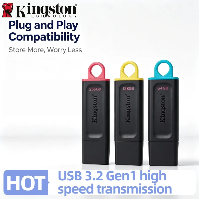 Kingston USB 3.2 Gen 1 DTX Flash Drive 256GB 128GB 64GB 32GB Mini Key Memory Stick for Computer Laptop Pro Unit
Kingston USB 3.2 Gen 1 DTX Flash Drive 256GB 128GB 64GB 32GB Mini Key Memory Stick for Computer Laptop Pro Unit