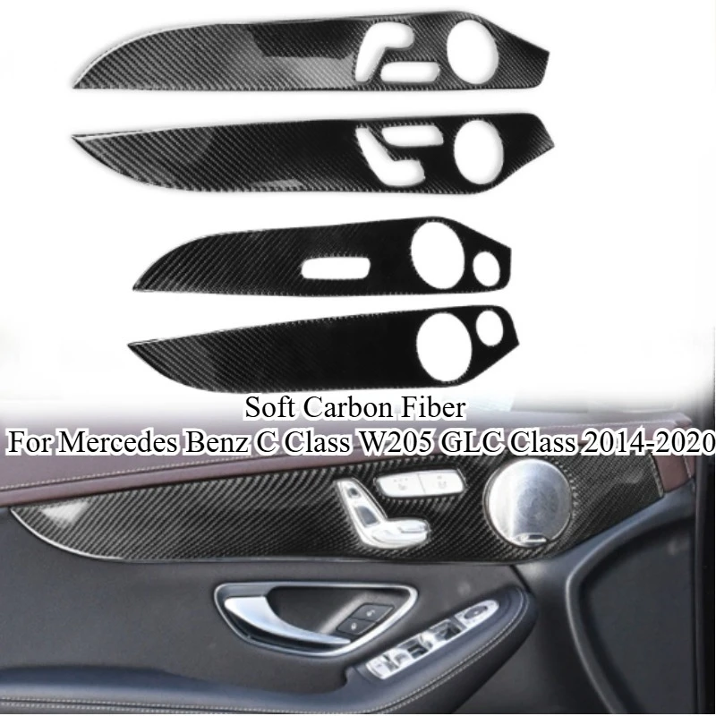 For Mercedes C Class GLC W205 2014-2020 OEM Style Real Carbon Fiber Door Panel Trim Interior Accessories Dashboard Strip Glossy
For Mercedes C Class GLC W205 2014-2020 OEM Style Real Carbon Fiber Door Panel Trim Interior Accessories Dashboard Strip Glossy