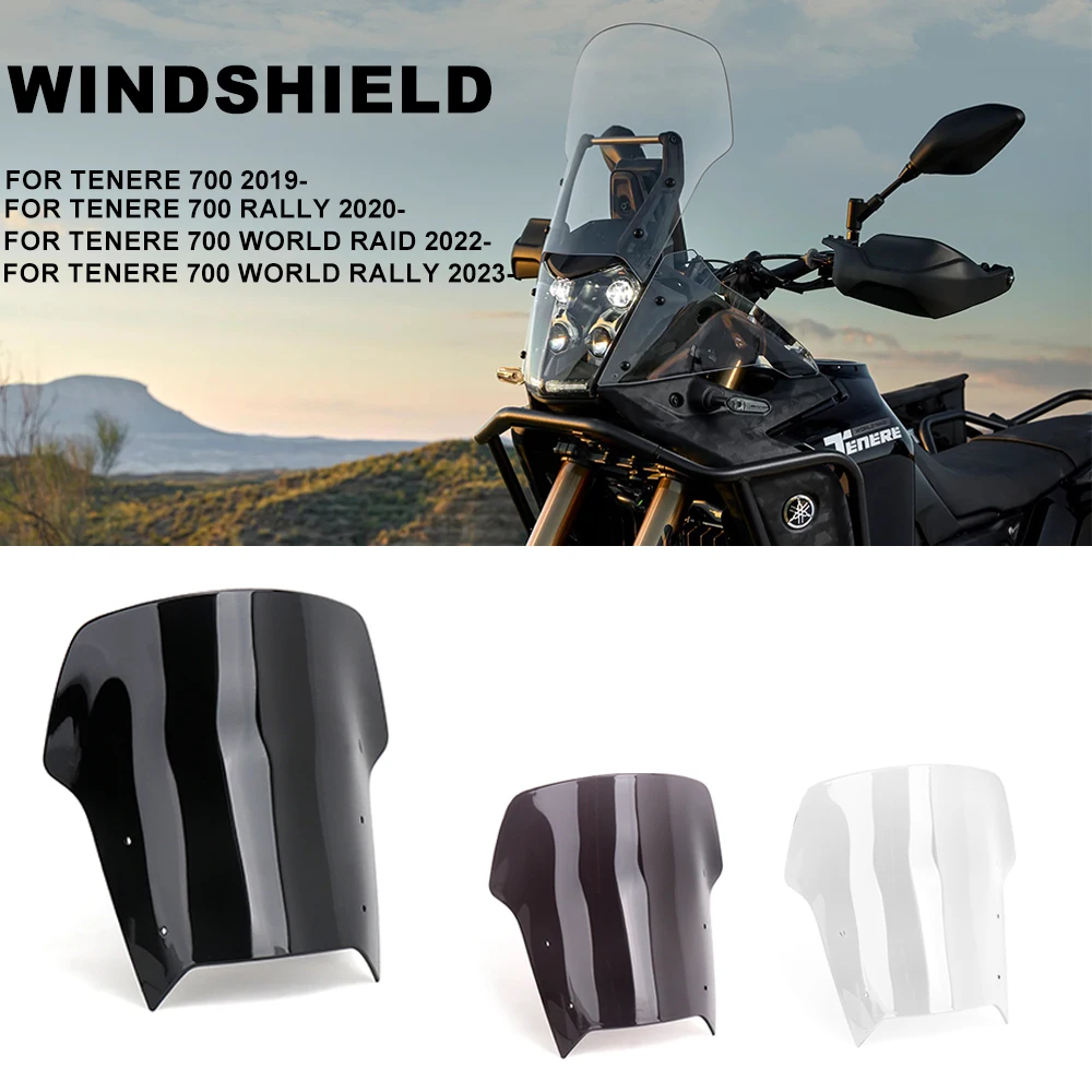 Для YAMAHA Tenere 700 TENERE 700 Tenere 700 2021-2024 мотоциклетное спортивное лобовое стекло, ветровые стекла, дефлекторы, комплект козырька
Для YAMAHA Tenere 700 TENERE 700 Tenere 700 2021-2024 мотоциклетное спортивное лобовое стекло, ветровые стекла, дефлекторы, комплект козырька