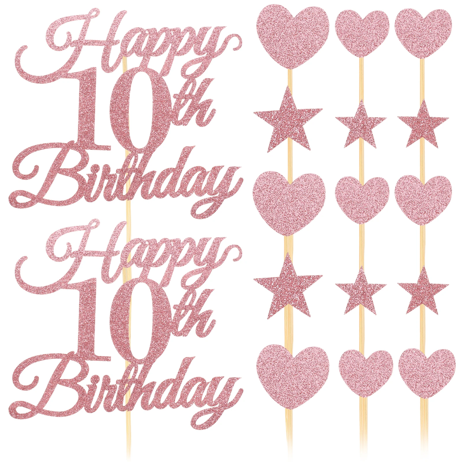 Digital Cake Insert 10 Sets Birthday Cupcake Paper Topper Heart Shaped Decorations Dessert Picks Creative Cake Decor Party
Digital Cake Insert 10 Sets Birthday Cupcake Paper Topper Heart Shaped Decorations Dessert Picks Creative Cake Decor Party