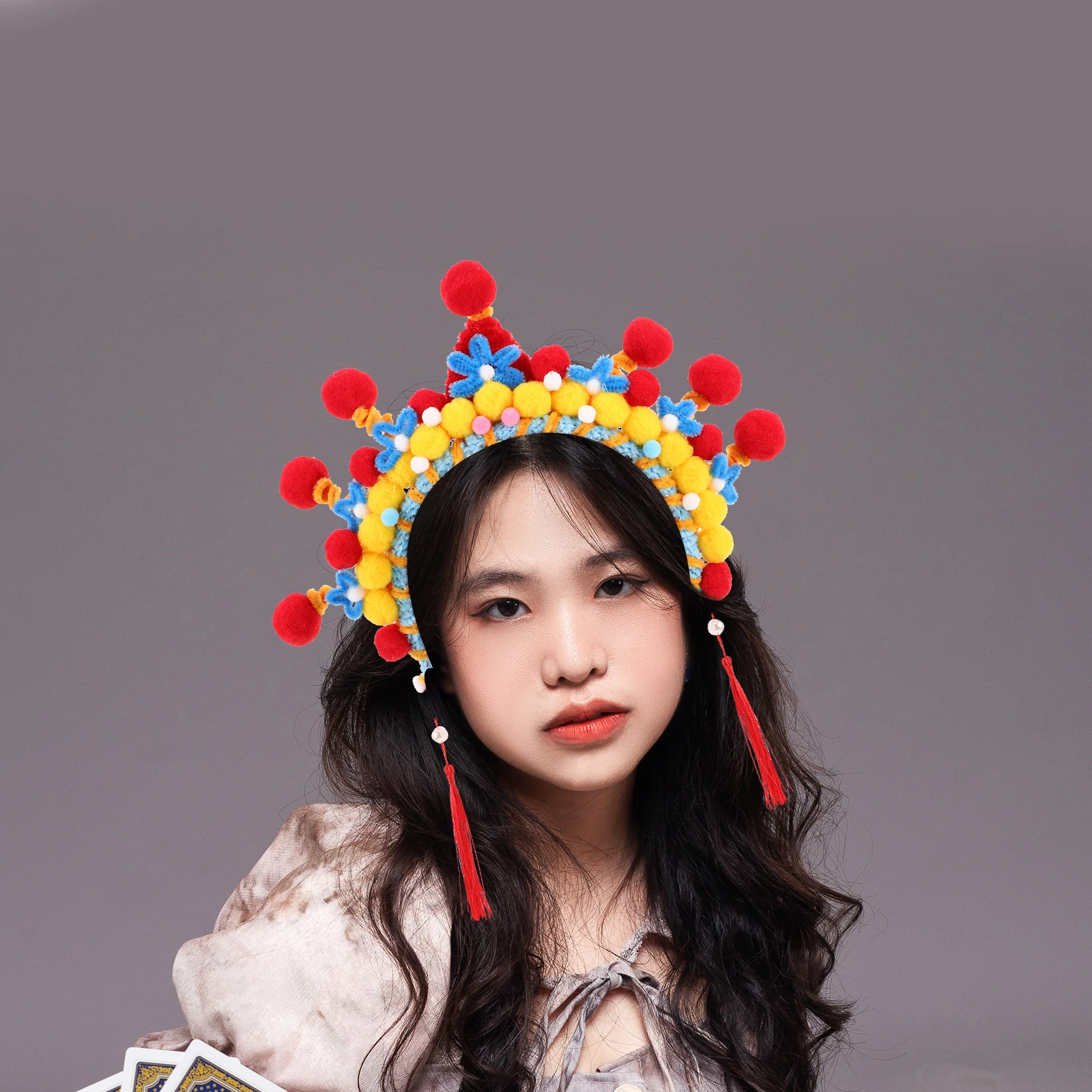 Peking Twist Stick Headband Chinese Hair Accessories Ancient Headdress Theatrical Asian Cultural DIY Lightweight
Peking Twist Stick Headband Chinese Hair Accessories Ancient Headdress Theatrical Asian Cultural DIY Lightweight