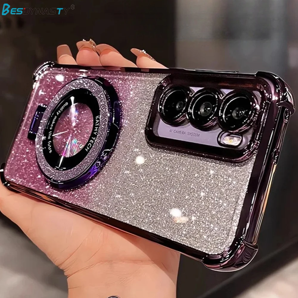 Glitter Bracket Case for Samsung Galaxy S25 Ultra S24 S23 FE S23 Plus Note 20 Ultra Magnetic Stand Clear Gradient Soft Cover
Glitter Bracket Case for Samsung Galaxy S25 Ultra S24 S23 FE S23 Plus Note 20 Ultra Magnetic Stand Clear Gradient Soft Cover