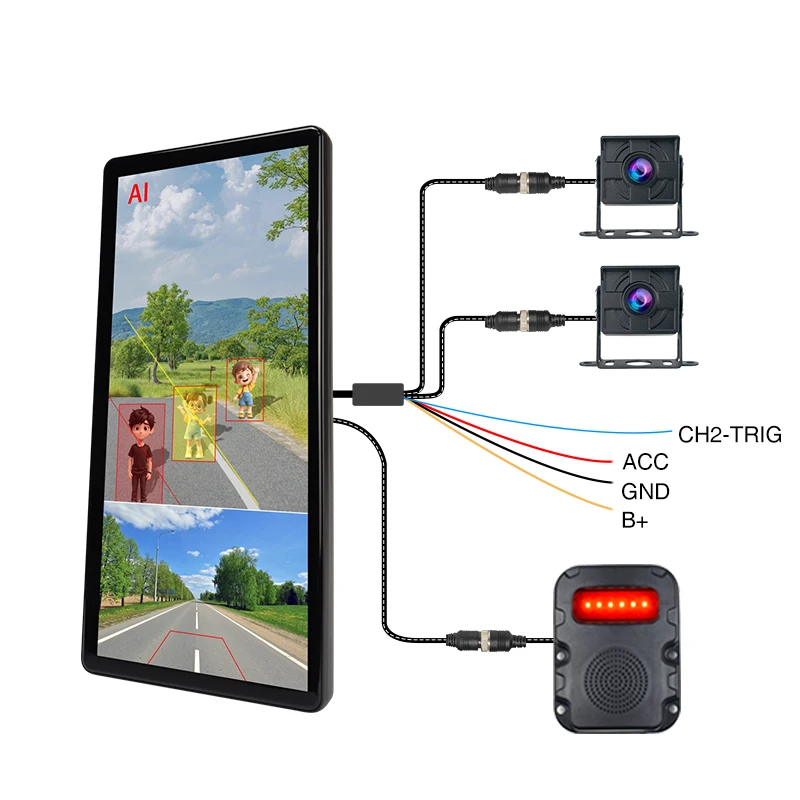 10.36 Inch IPS Touch Screen Side Mirror Dual Lens Truck Dash Cam DVR Ultra-Clear Night Vision Rear View BSD Blind Spot Detection
10.36 Inch IPS Touch Screen Side Mirror Dual Lens Truck Dash Cam DVR Ultra-Clear Night Vision Rear View BSD Blind Spot Detection