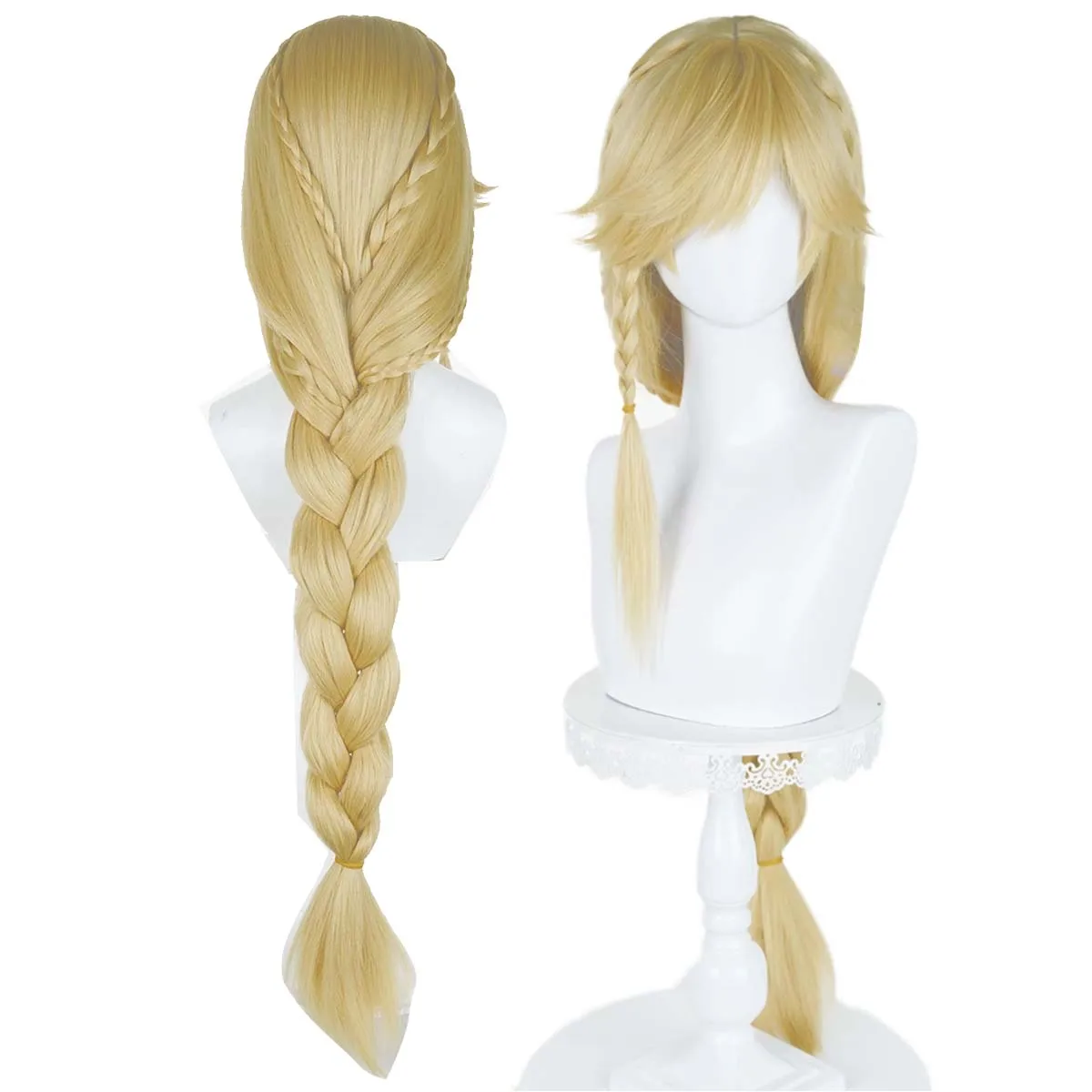 Women Anime Cos apple Jack Cosplay Long Braid Blonde Hair Wig
Women Anime Cos apple Jack Cosplay Long Braid Blonde Hair Wig