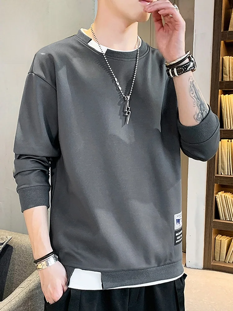 Мужской свитшот с круглым вырезом, повседневный, с длинным рукавом, базовый слой, весенняя новинка, модный бренд, из полиэстера, устойчивый к сминанию
Мужской свитшот с круглым вырезом, повседневный, с длинным рукавом, базовый слой, весенняя новинка, модный бренд, из полиэстера, устойчивый к сминанию