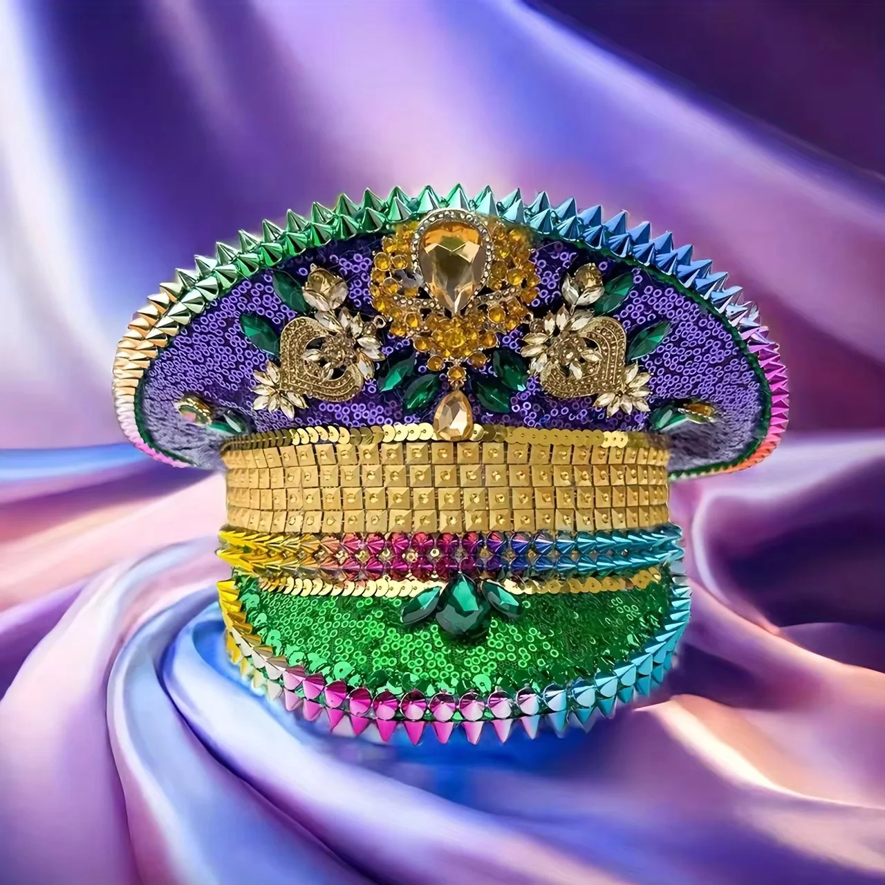 Капитанская шляпа в стиле стимпанк со стразами для карнавала, Марди Гра, винтажные военные аксессуары и кепка для мужчин и женщин
Капитанская шляпа в стиле стимпанк со стразами для карнавала, Марди Гра, винтажные военные аксессуары и кепка для мужчин и женщин