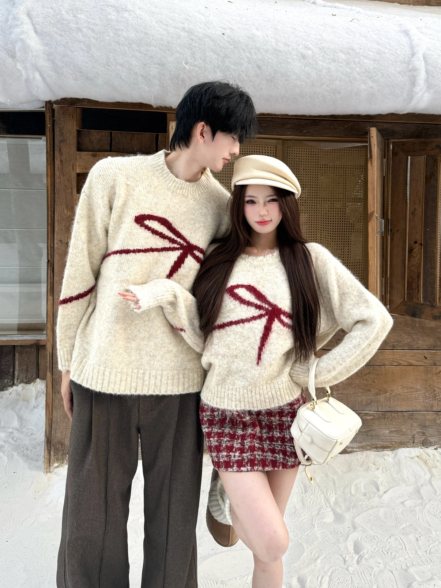 Korean Style Knot Sweater Unisex Couples Autumn Winter Warm Soft Cozy Knitted Top Casual Loose Fit round Neck Long ...
Korean Style Knot Sweater Unisex Couples Autumn Winter Warm Soft Cozy Knitted Top Casual Loose Fit round Neck Long ...