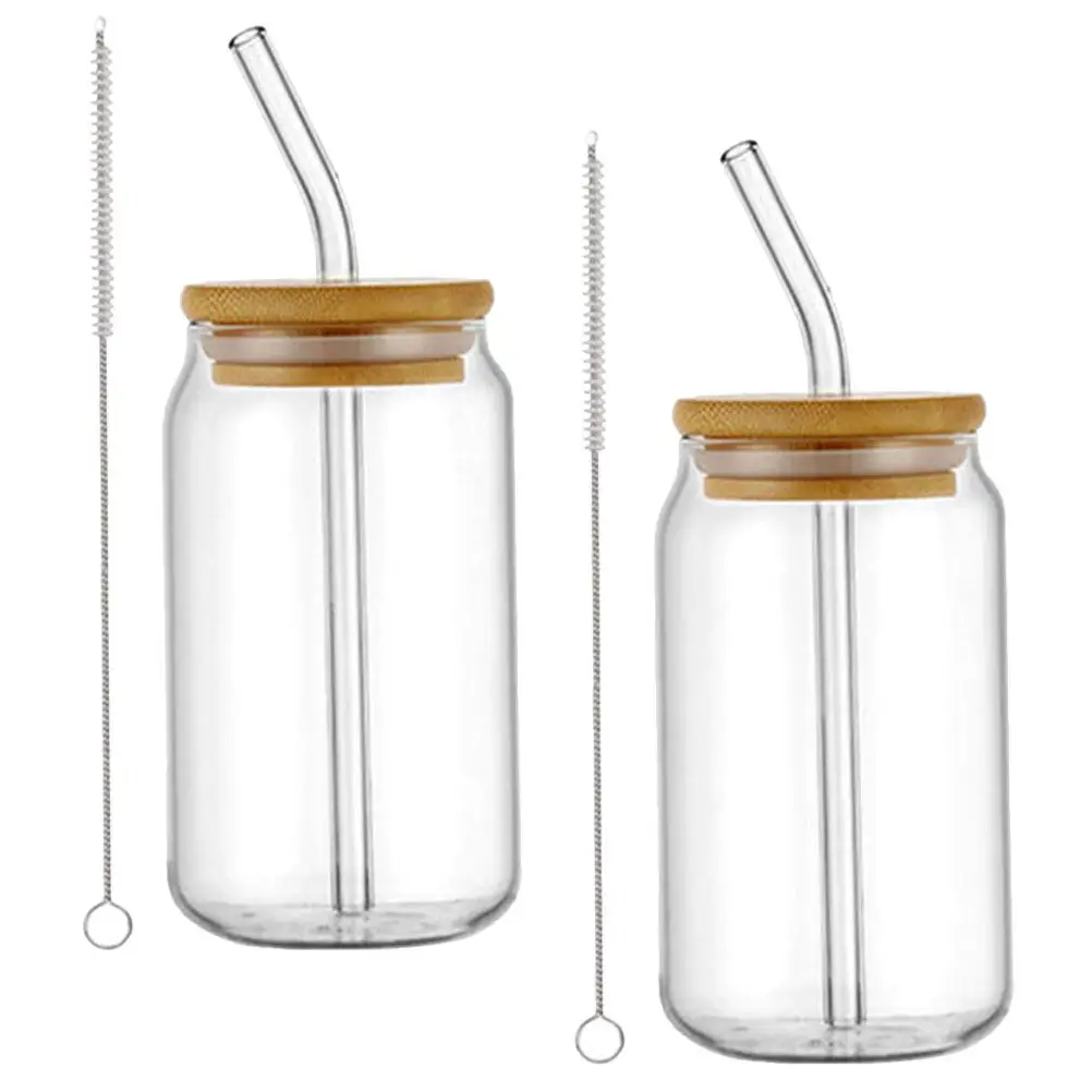 2Sets Can Shaped Glass Cups Premium Transparent Beverage Cup with Lid and Straw for Office Home Cafe Hotel Iced Coffee Juice
2Sets Can Shaped Glass Cups Premium Transparent Beverage Cup with Lid and Straw for Office Home Cafe Hotel Iced Coffee Juice