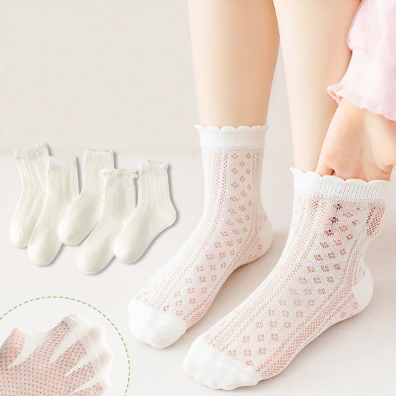 5Pair/lot new summer girls' thin children's socks
5Pair/lot new summer girls' thin children's socks