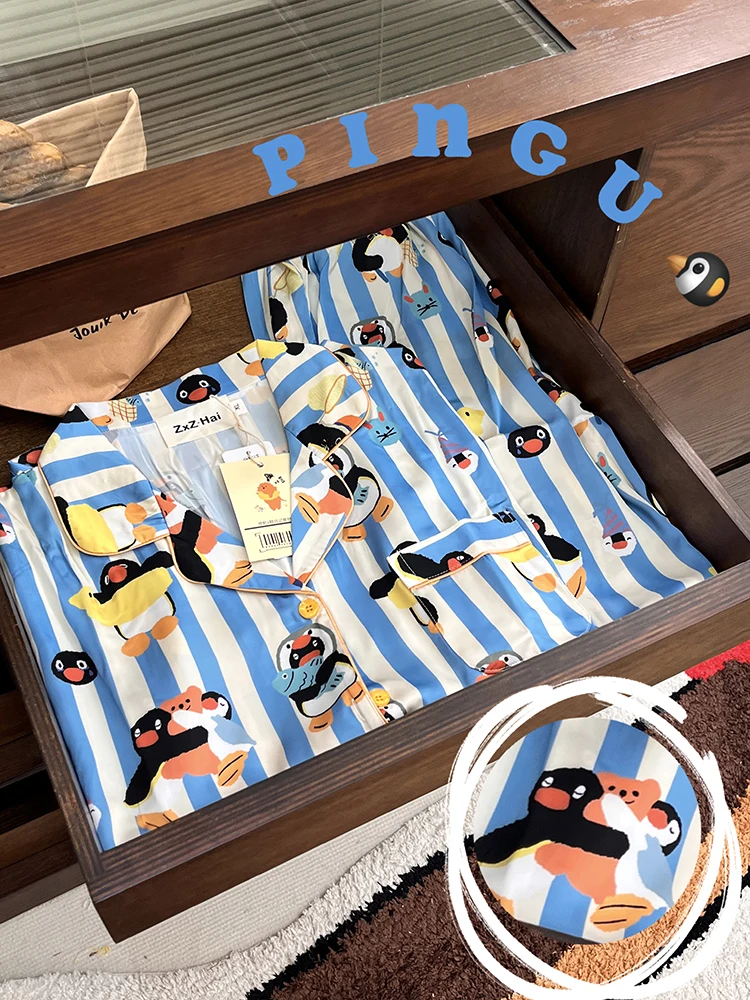 Летние длинные брюки из ледяного шелка ort Sve, женский комплект домашней одежды, новинка 2025 года, легкий дышащий комплект с мультяшным принтом
Летние длинные брюки из ледяного шелка ort Sve, женский комплект домашней одежды, новинка 2025 года, легкий дышащий комплект с мультяшным принтом