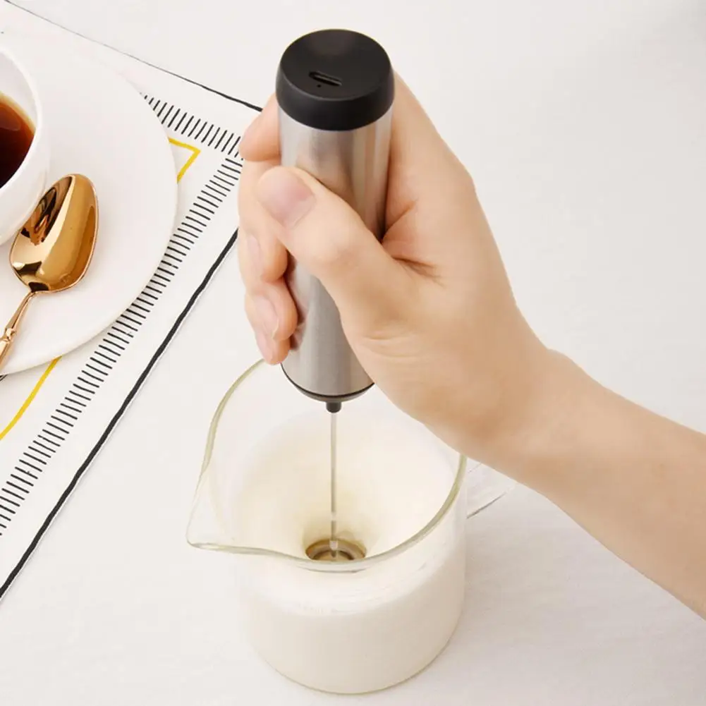 Easy to Use Milk Frother with Push Button Activation Portable Rechargeable Milk Frother One-button Activation for Coffee
Easy to Use Milk Frother with Push Button Activation Portable Rechargeable Milk Frother One-button Activation for Coffee