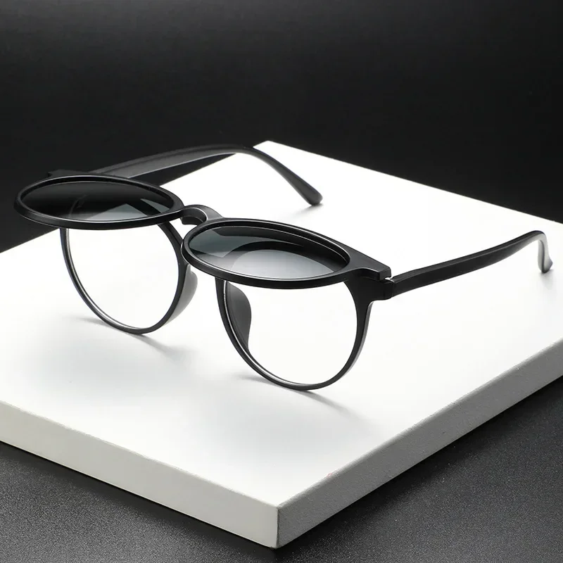 XUKA Men Women Optical 6 in 1 Magnet Clip Round Myopia Sunglasses Driving Glasses Frame Custom Prescription Eyewear -0.50 to -10
XUKA Men Women Optical 6 in 1 Magnet Clip Round Myopia Sunglasses Driving Glasses Frame Custom Prescription Eyewear -0.50 to -10