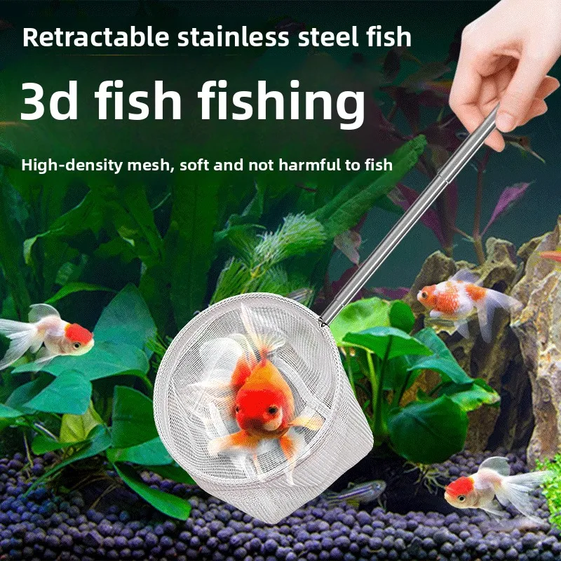 FKSC Stainless Steel Extendable Fish Net-Ultra Fine Mesh Square Aquarium Net for Small Fish-Telescopic Handle Shrimp&Fry Catcher
FKSC Stainless Steel Extendable Fish Net-Ultra Fine Mesh Square Aquarium Net for Small Fish-Telescopic Handle Shrimp&Fry Catcher