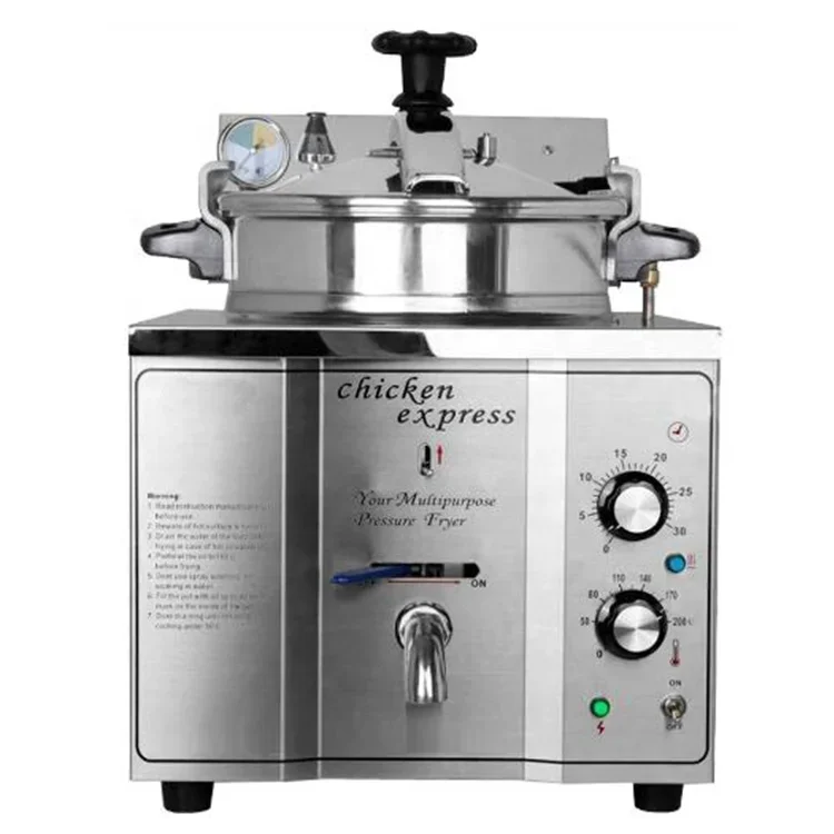 High Quality KFC Chicken Frying Machine Pressure Fryer Broast Machine Chicken Express Pressure Fryer Commercial for Sale WL-16
High Quality KFC Chicken Frying Machine Pressure Fryer Broast Machine Chicken Express Pressure Fryer Commercial for Sale WL-16
