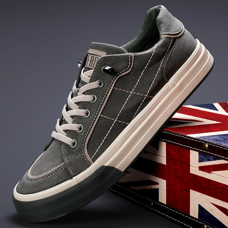 Men's Canvas Shoes Casual Breathable Non-Slip Walking Shoes Fashion Lightweight Comfortable Sneakers for Male
Men's Canvas Shoes Casual Breathable Non-Slip Walking Shoes Fashion Lightweight Comfortable Sneakers for Male