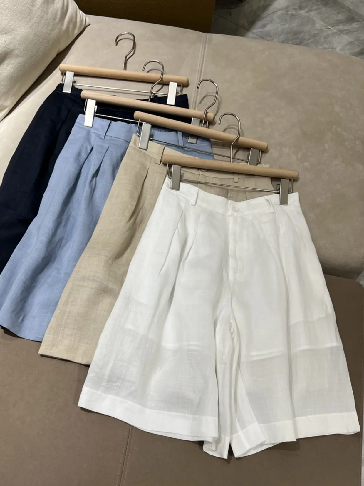 Women's Summer Thin Casual Mid-length Pants Wide-leg Straight-leg Pants
Women's Summer Thin Casual Mid-length Pants Wide-leg Straight-leg Pants