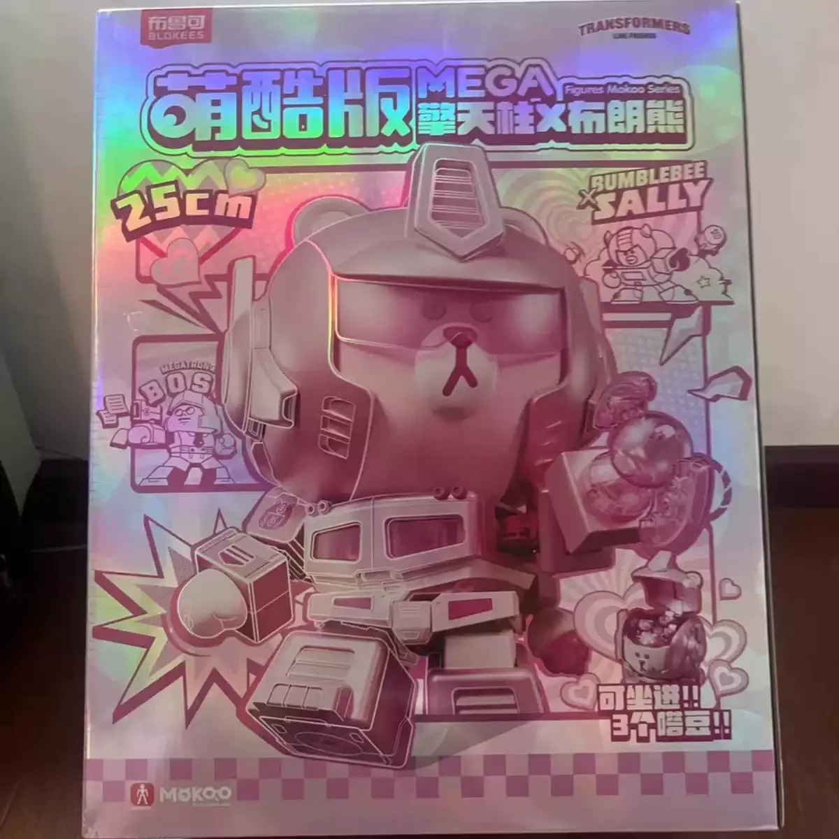 Genuine Blokees Transformers x Line Friends Mokoo Mega Optimus Prime × Brown Model Kit Action Figure with Brown Crank Card
Genuine Blokees Transformers x Line Friends Mokoo Mega Optimus Prime × Brown Model Kit Action Figure with Brown Crank Card