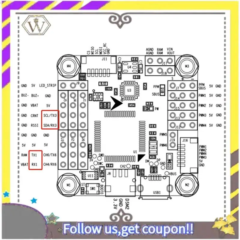 Новый GPS-модуль M8N с компасом QMC5883 для F4V3S PLUS Flight Control QAV250 220 RC Drone FPV Racing Quadcopter Drone Parts
Новый GPS-модуль M8N с компасом QMC5883 для F4V3S PLUS Flight Control QAV250 220 RC Drone FPV Racing Quadcopter Drone Parts