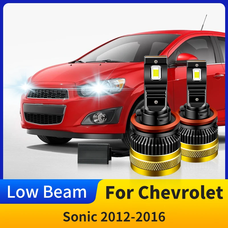 2Pcs LED Car Front Head Light Lamps Bulb For Chevrolet Sonic 2012-2016 2013 2014 2015 Low Beam Bulbs Headlight Auto Accessories
2Pcs LED Car Front Head Light Lamps Bulb For Chevrolet Sonic 2012-2016 2013 2014 2015 Low Beam Bulbs Headlight Auto Accessories
